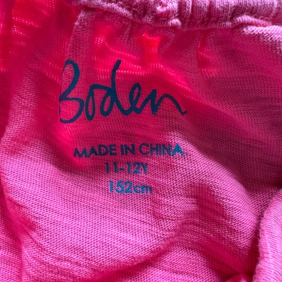 Boden size 11-12 pink romper. So cute! Good condition. - Picture 3 of 5